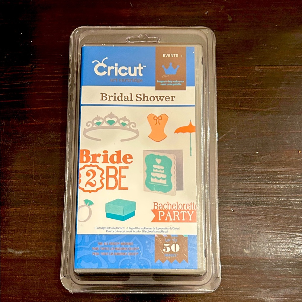 Cricut cartridge various Cricut Bridal Shower Cartridge with Colorful Designs